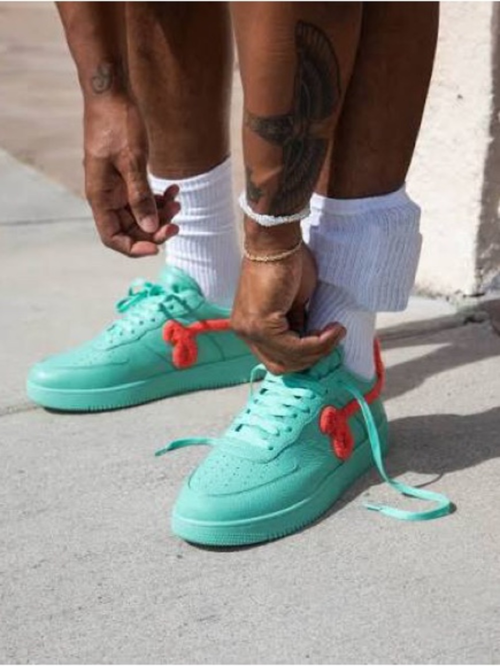 John Geiger Teal peach